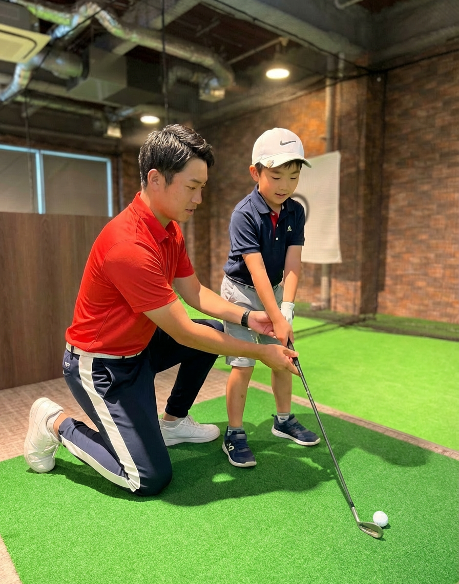 スイングアーツ心斎橋　キッズ向けゴルフ教室